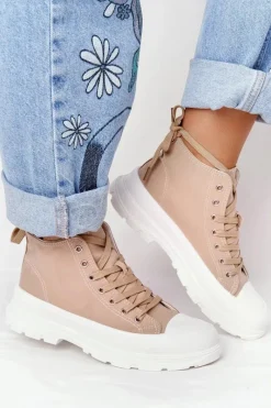 Trampki Damskie Wysokie><noscript><img width=