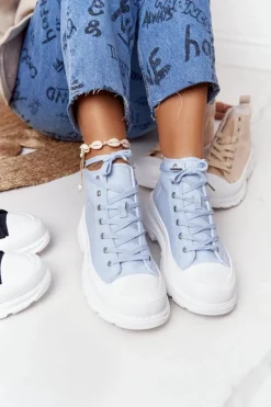 Trampki Damskie Wysokie><noscript><img width=