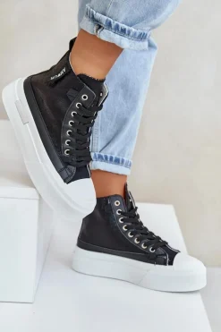 Trampki Damskie Wysokie><noscript><img width=