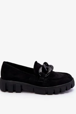 Mokasyny Na Platformie|Mokasyny Damskie Zamszowe>Buty damskie Vinceza Damskie Zamszowe Mokasyny Na Platformie Czarne Bennett