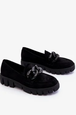 Mokasyny Na Platformie|Mokasyny Damskie Zamszowe></noscript>Buty damskie Vinceza Damskie Zamszowe Mokasyny Na Platformie Czarne Bennett