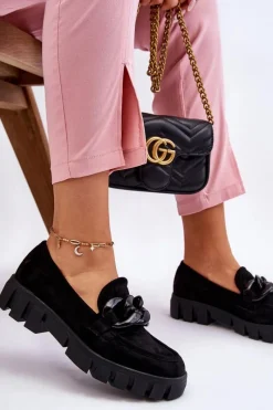 Mokasyny Na Platformie|Mokasyny Damskie Zamszowe></noscript>Buty damskie Vinceza Damskie Zamszowe Mokasyny Na Platformie Czarne Bennett