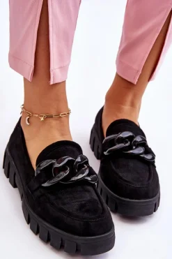 Mokasyny Na Platformie|Mokasyny Damskie Zamszowe></noscript>Buty damskie Vinceza Damskie Zamszowe Mokasyny Na Platformie Czarne Bennett