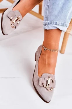 Mokasyny Damskie Zamszowe|Baleriny Klasyczne></noscript>Boto Damskie Zamszowe Mokasyny Baleriny Beżowe Mary-Jane