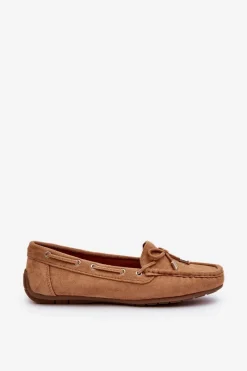 Sale Damskie Zamszowe Mokasyny Camel Si Passione Damskie Loafersy Damskie|Mokasyny Damskie Zamszowe