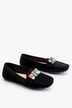 Loafersy Damskie|Mokasyny Damskie Zamszowe><noscript><img width=