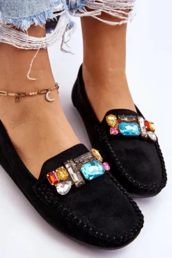 Loafersy Damskie|Mokasyny Damskie Zamszowe><noscript><img width=