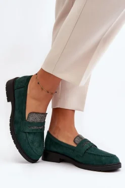 Loafersy Damskie|Mokasyny Płaskie><noscript><img width=