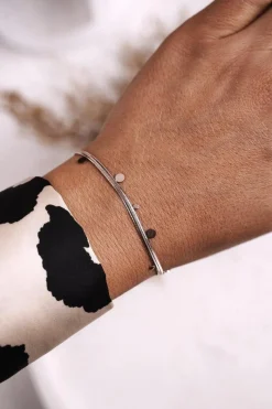 Sale Glam Chic Delikatna Bransoletka z Kółeczkami Różowe Złoto Liliana