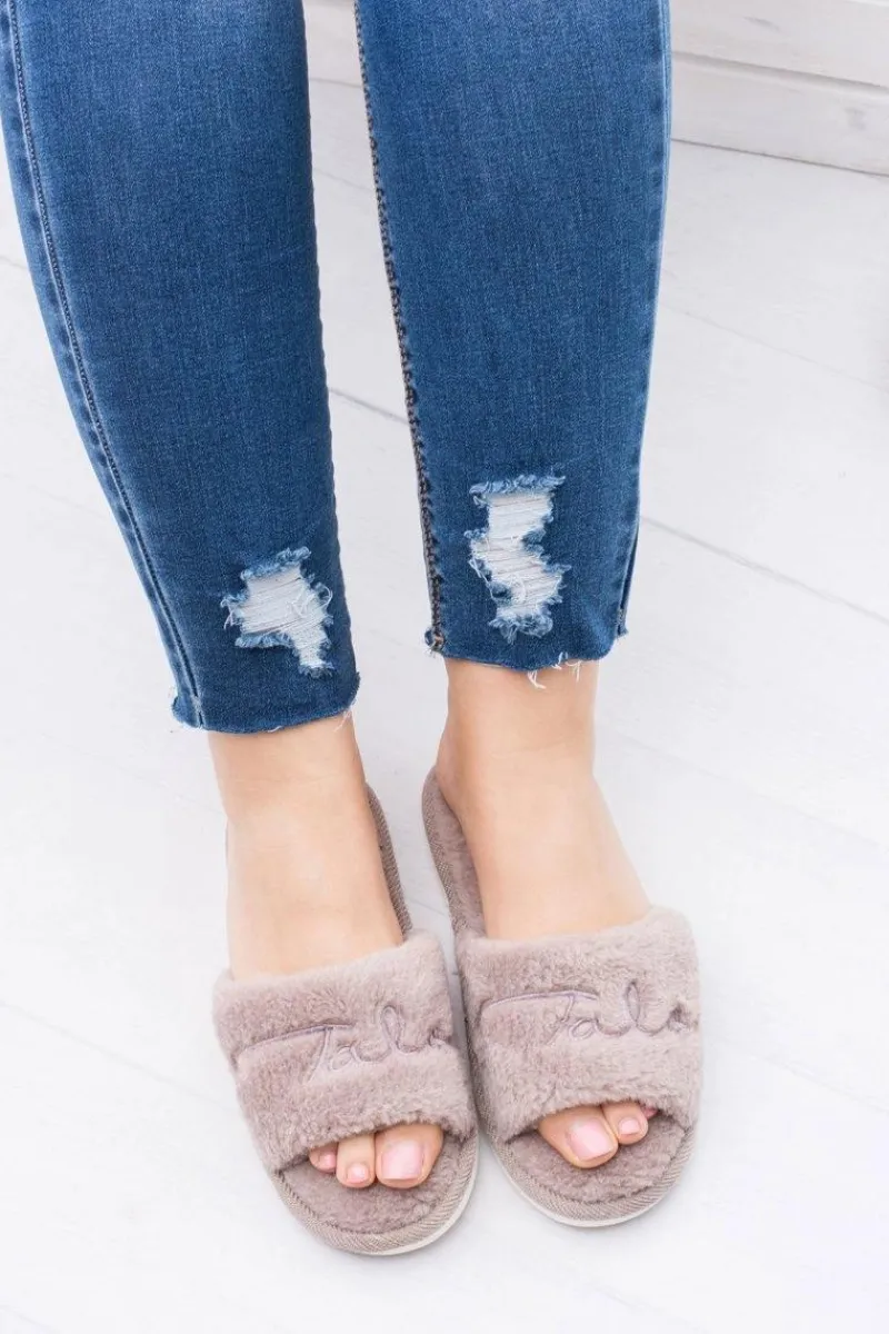 Sale Domowe Damskie Klapki Papcie Coffee Sleeper Damskie Kapcie Klasyczne