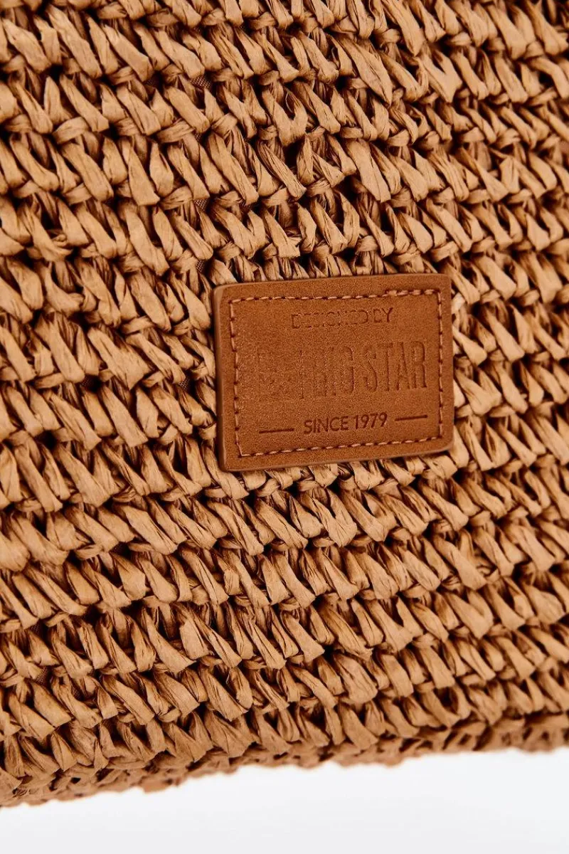 Torebki Klasyczne>Big Star Shoes Duża Damska Torebka Big Star JJ574103 Beżowa