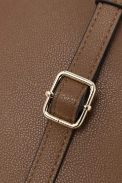 New Nobo Duża Klasyczna Torebka R1710-C017 Karmelowo-Brązowa