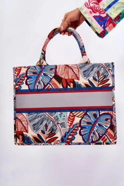 Torebki Klasyczne>Boto Duża Klasyczna Torebka W Print Multikolor Micola