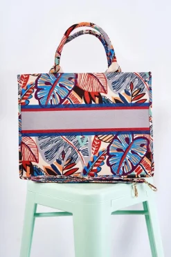 Torebki Klasyczne>Boto Duża Klasyczna Torebka W Print Multikolor Micola