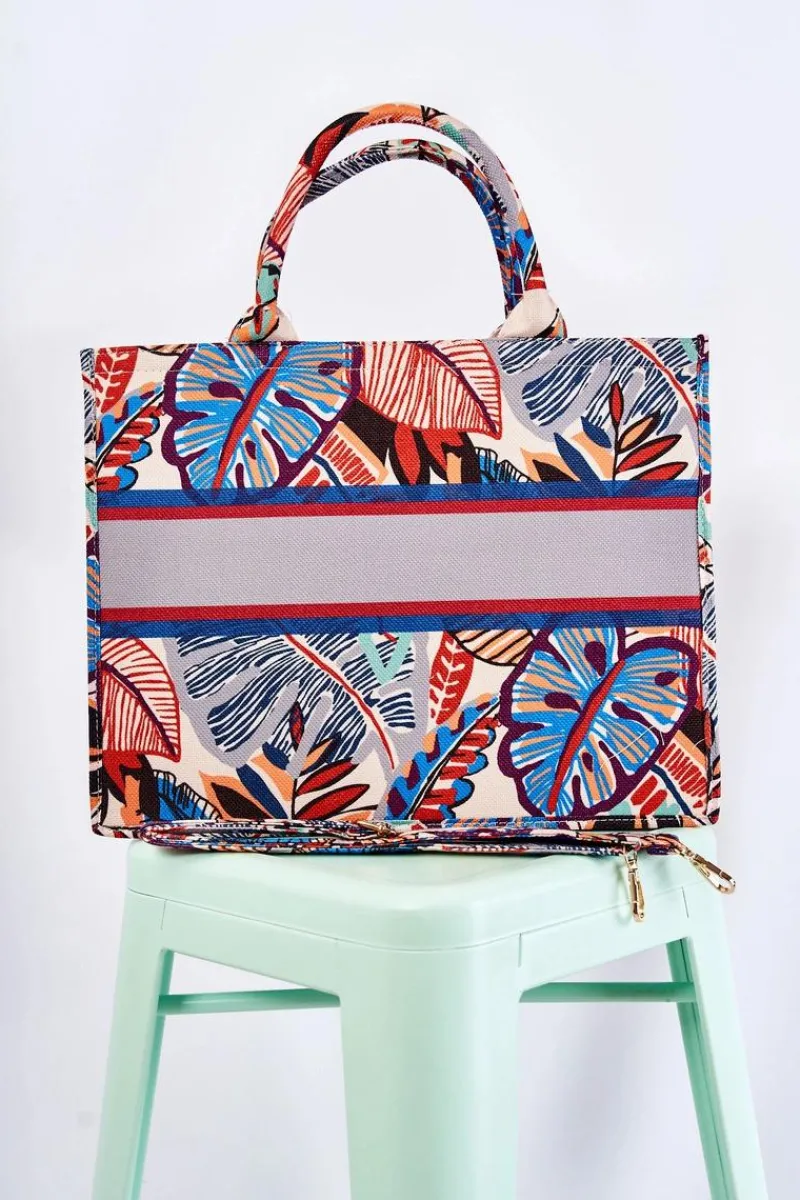 Torebki Klasyczne>Boto Duża Klasyczna Torebka W Print Multikolor Micola