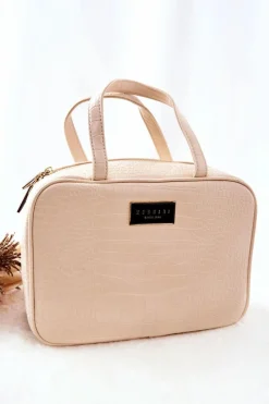 Monnari Duża Kosmetyczka CSM0080-M00 Kremowa