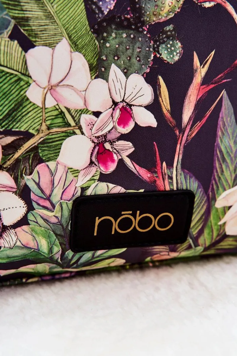 Kosmetyczki Damskie>Nobo Duża Kosmetyczka L0030-CM08 Czarno-Zielona