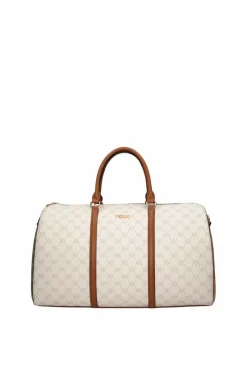 Best Nobo Duża Torba Podróżna M0430-CM00 Beżowo-Brązowa