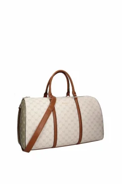 Best Nobo Duża Torba Podróżna M0430-CM00 Beżowo-Brązowa