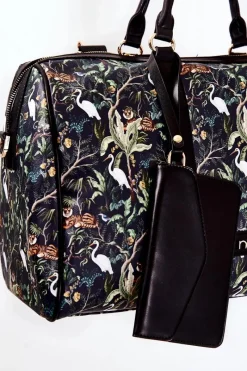 Hot Duża Torba Podróżna M3150-CM13 Zwierzęta Granatowa Torby Podróżne|Torby Sportowe