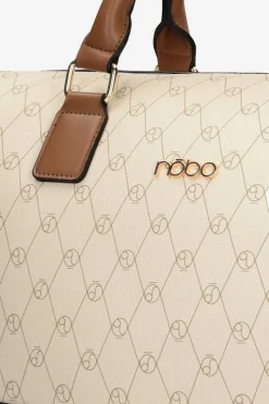 Torby Podróżne|Torby Sportowe></noscript>Nobo Duża Torba Podróżna P1250-CM00 Beżowo-Brązowa