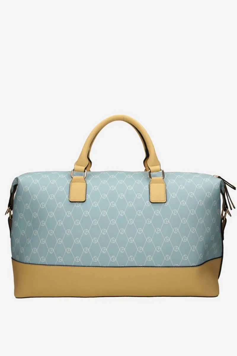 Outlet Duża Torba Podróżna P1250-CM02 Żółto-Niebieska Torby Podróżne|Torby Sportowe