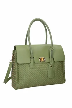 Outlet Nobo Duża Torebka Na Ramię M0870-C008 Zielona