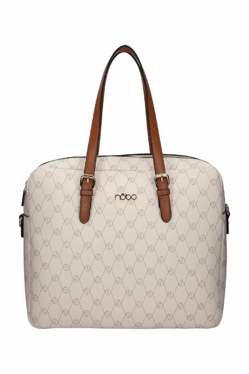 Nobo Duża Torebka M0420-CM00 Jasnobeżowa