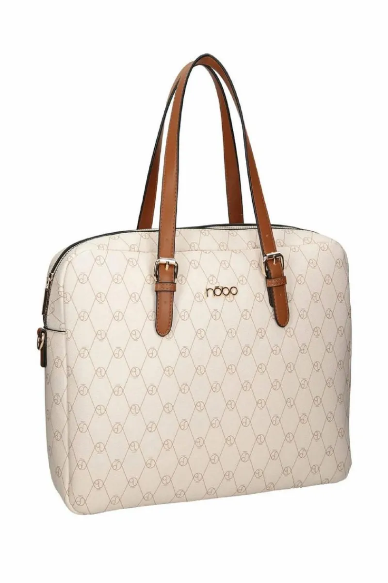 Nobo Duża Torebka M0420-CM00 Jasnobeżowa
