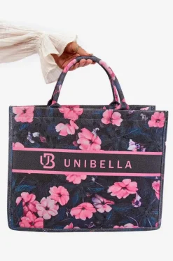 Sale Boto Duża Torebka W Kwiaty Czarno-Różowa Mooch Różowy