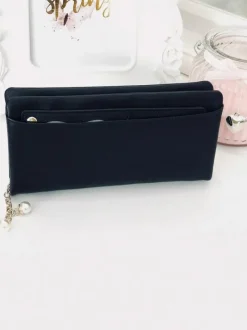 Sale Duży Damski Czarny Portfel Portfele