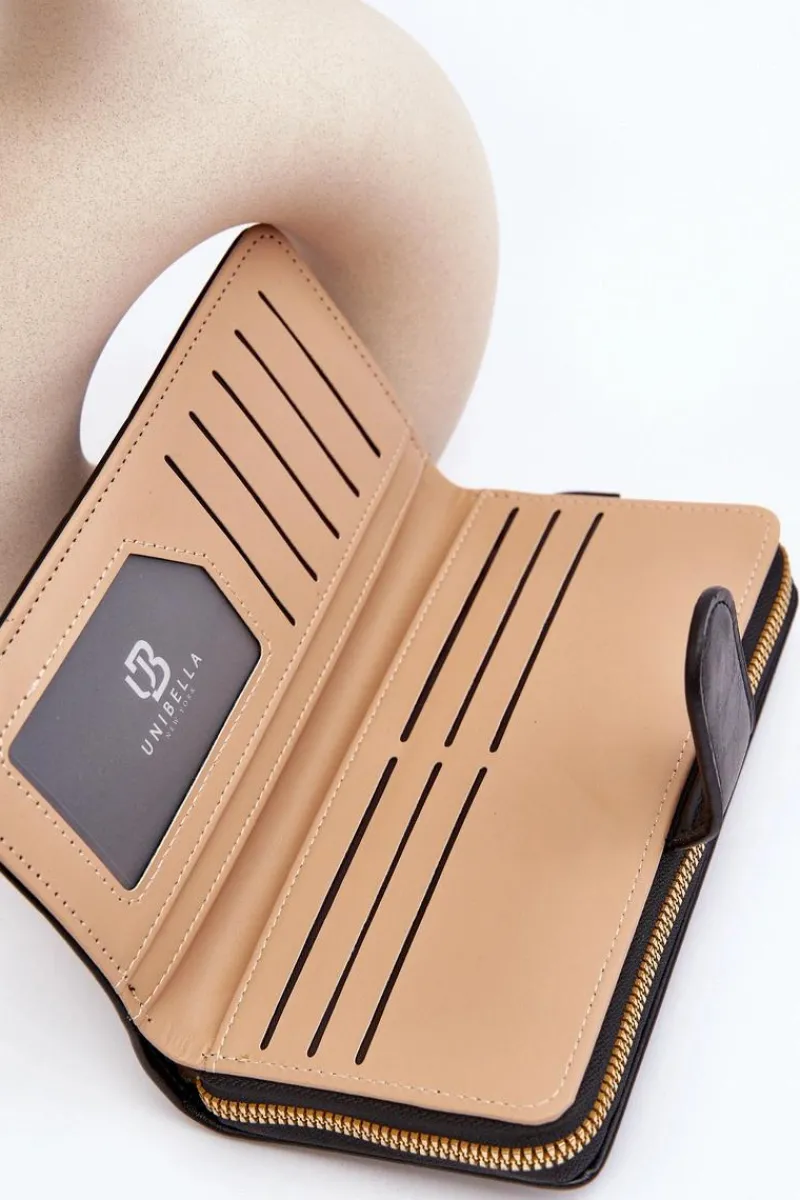 Sale Duży Portfel Damski Czarny Sopheia Portfele