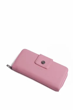 Best Duży Portfel Damski Na Suwak Różowy Huntress Portfele