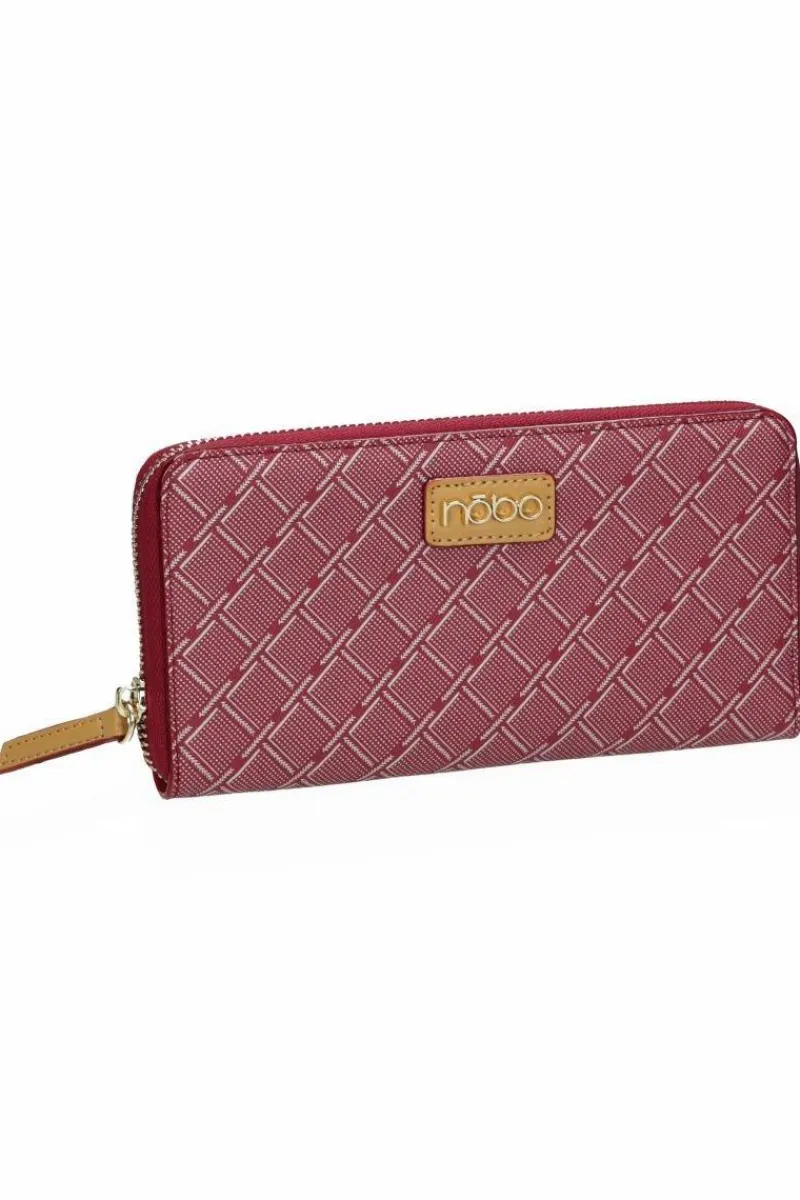 Online Duży Portfel Damski NPUR-F0080-C005 Czerwony Portfele