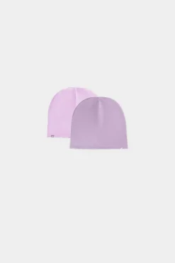 New 4F Dwustronna Czapka Dziecięca Beanie JWAW24ACAPU449-54S Różowa
