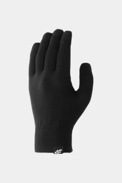 Best Dzianinowe Rękawiczki Touch Screen Uniseks WAW24AGLOU085-20S Czarne Rękawiczki