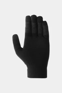Best Dzianinowe Rękawiczki Touch Screen Uniseks WAW24AGLOU085-20S Czarne Rękawiczki