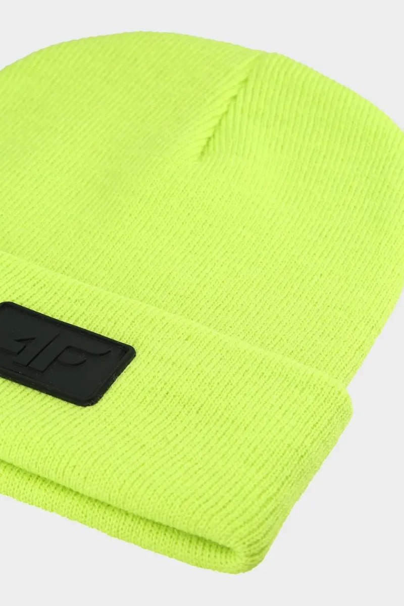 New 4F Dziecięca Czapka Zimowa JWAW24ACAPU446-45S Zielona