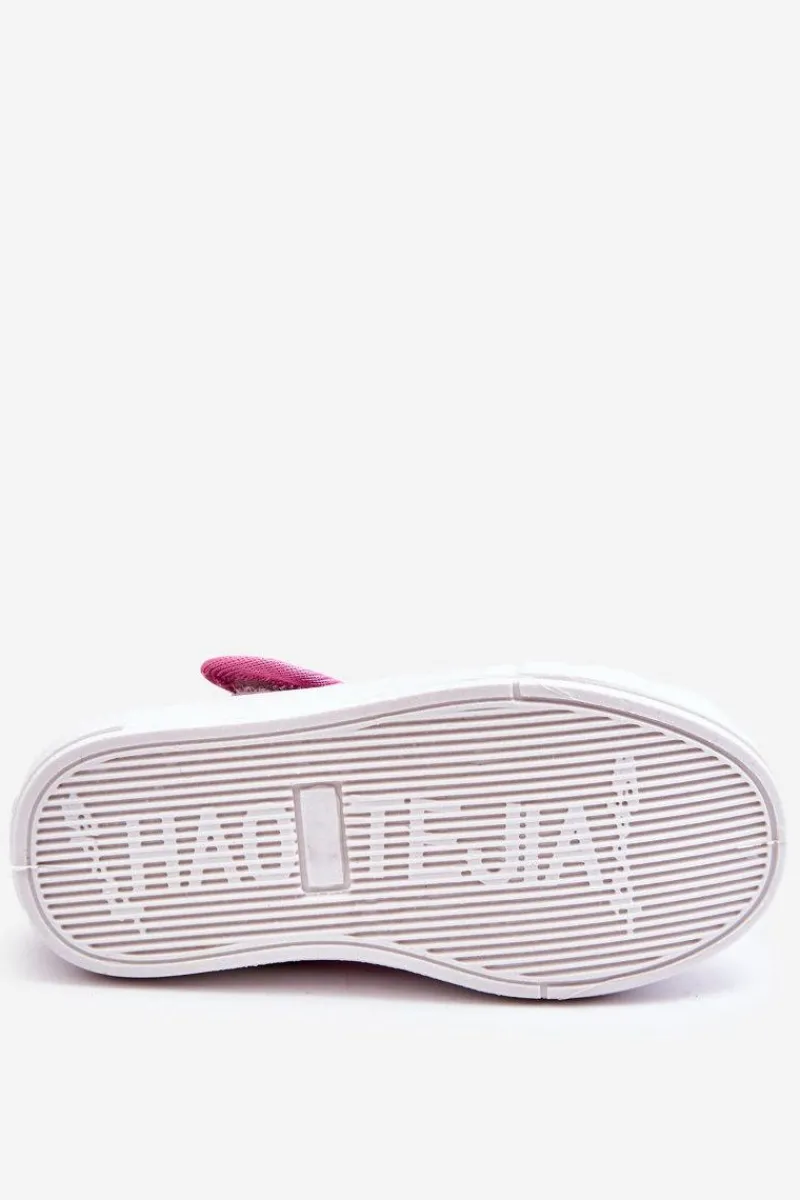 Outlet Dziecięce Baleriny W Kwiatuszki Granatowo-Różowe Noah Dzieci Balerinki Dziecięce