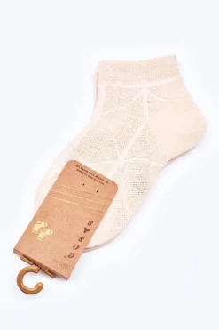 Outlet COSAS Dziecięce Bawełniane Skarpetki Stopki Pomarańczowe