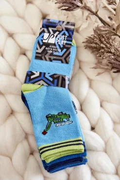 Online Dziecięce Bawełniane Skarpetki Z Wzorami 5-Pak Multikolor Skarpetki|Skarpetki