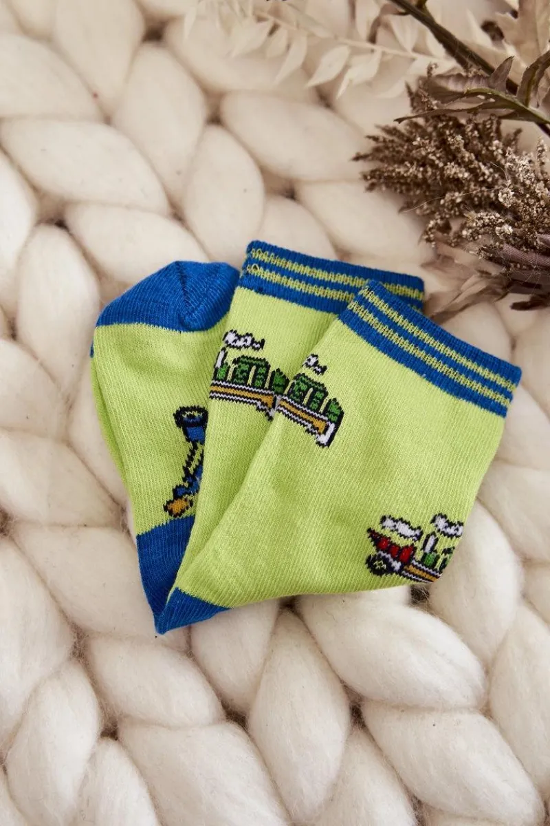 Online Dziecięce Bawełniane Skarpetki Z Wzorami 5-Pak Multikolor Skarpetki|Skarpetki