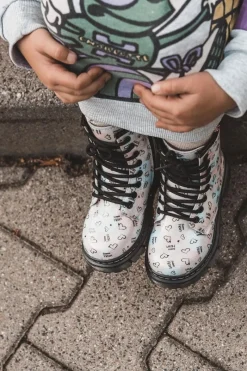 Dziewczęce></noscript>Boto Dziecięce Botki Brokatowe We Wzory Wielokolorowe Reggie