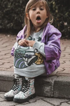 Dziewczęce></noscript>Boto Dziecięce Botki Brokatowe We Wzory Wielokolorowe Reggie