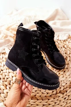 Chłopięce|Dziewczęce></noscript>Buty damskie Vinceza Dziecięce Botki Czarne Gander