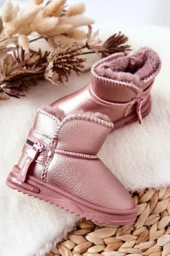 Best Boto Dziecięce Botki Śniegowce Różowe Frosty
