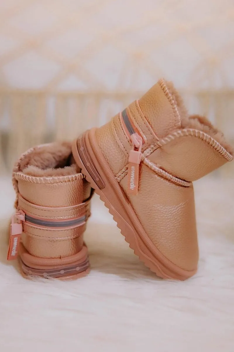 Best Boto Dziecięce Botki Śniegowce Różowe Frosty