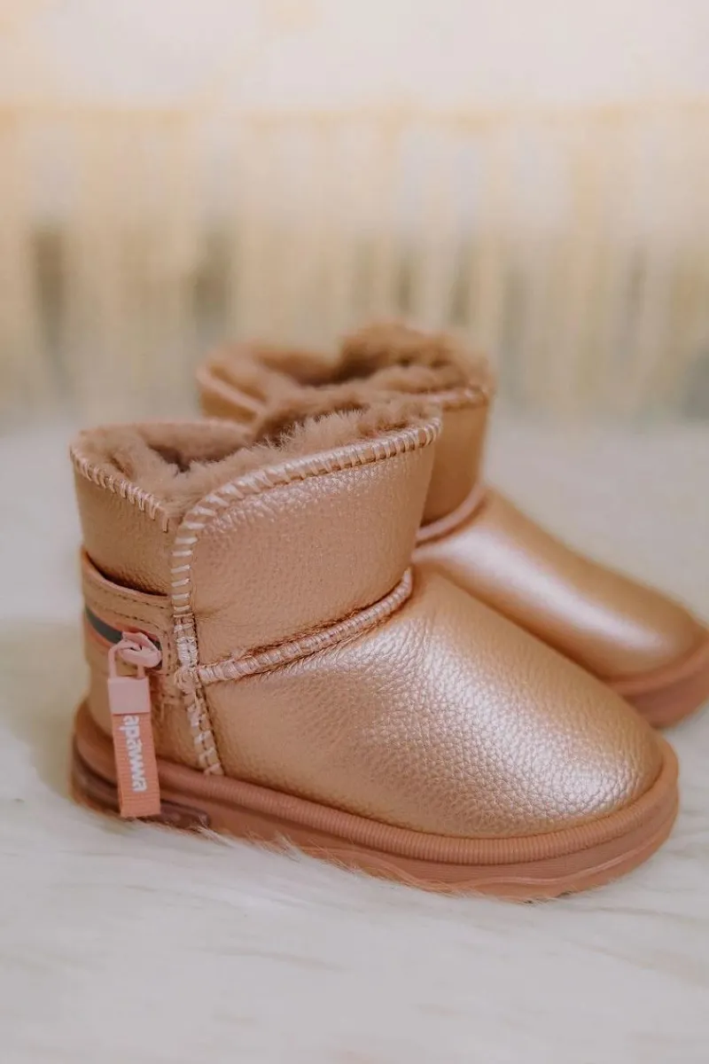 Best Boto Dziecięce Botki Śniegowce Różowe Frosty