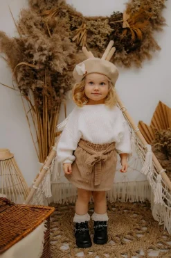 Online Dziecięce Botki Ocieplane Futerkiem Czarne Flossie Dzieci Dziewczęce