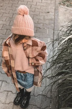 Outlet Dziecięce Botki Ocieplane Łańcuch Czarne Hinea Dzieci Dziewczęce